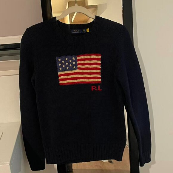 Ralph Lauren Flag Sweater - Picture 1 of 2